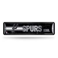 Wholesale NBA San Antonio Spurs Metal Street Sign 4" x 15" Home Décor - Bedroom - Office - Man Cave By Rico Industries