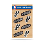 Wholesale NBA San Antonio Spurs Peel & Stick Temporary Tattoos - Eye Black - Game Day Approved! By Rico Industries