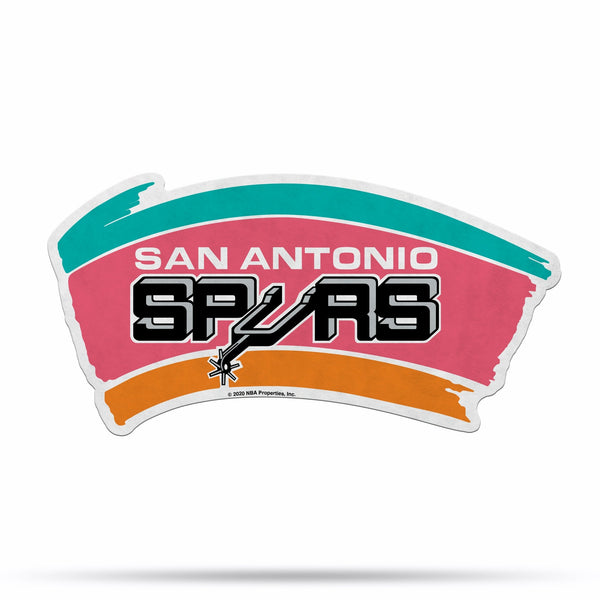 Wholesale NBA San Antonio Spurs Retro Shape Cut Pennant - Home and Living Room Décor - Soft Felt EZ to Hang By Rico Industries