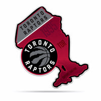 Wholesale NBA Toronto Raptors Classic State Shape Cut Pennant - Home and Living Room Décor - Soft Felt EZ to Hang By Rico Industries