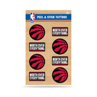 Wholesale NBA Toronto Raptors Peel & Stick Temporary Tattoos - Eye Black - Game Day Approved! By Rico Industries