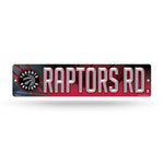 Wholesale NBA Toronto Raptors Plastic 4" x 16" Street Sign By Rico Industries