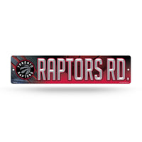 Wholesale NBA Toronto Raptors Plastic 4" x 16" Street Sign By Rico Industries