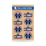 Wholesale NBA Washington Wizards Peel & Stick Temporary Tattoos - Eye Black - Game Day Approved! By Rico Industries