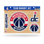 Wholesale NBA Washington Wizards Team Magnet Set 8.5" x 11" - Home Décor - Regrigerator, Office, Kitchen By Rico Industries