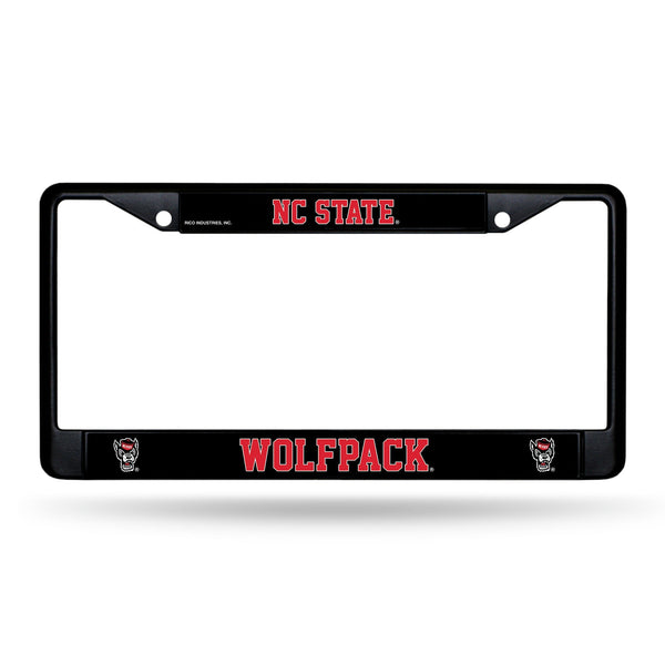 Wholesale NC State Wolfpack Black Chrome Frame with Printed Inserts