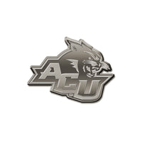 Wholesale NCAA Abilene Christian Wildcats Antique Nickel Auto Emblem for Car/Truck/SUV By Rico Industries