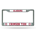 Wholesale NCAA Alabama Crimson Tide 12" x 6" Silver Chrome Car/Truck/SUV Auto Accessory By Rico Industries