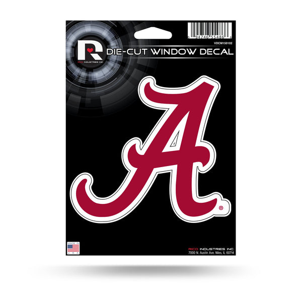 Wholesale NCAA Alabama Crimson Tide 5" x 7" Vinyl Die-Cut Decal - Car/Truck/Home Accessory By Rico Industries