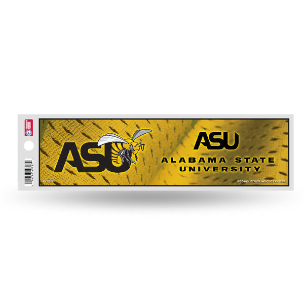 Wholesale NCAA Alabama State Hornets 3" x 12" Car/Truck/Jeep Bumper Sticker By Rico Industries