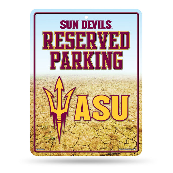 Wholesale NCAA Arizona State Sun Devils 8.5" x 11" Metal Parking Sign - Great for Man Cave, Bed Room, Office, Home Décor By Rico Industries