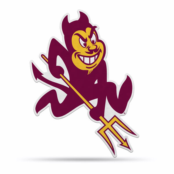 Wholesale NCAA Arizona State Sun Devils Classic Mascot Shape Cut Pennant - Home and Living Room Décor - Soft Felt EZ to Hang By Rico Industries