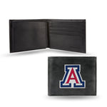 Wholesale NCAA Arizona Wildcats Embroidered Genuine Leather Billfold Wallet 3.25" x 4.25" - Slim By Rico Industries