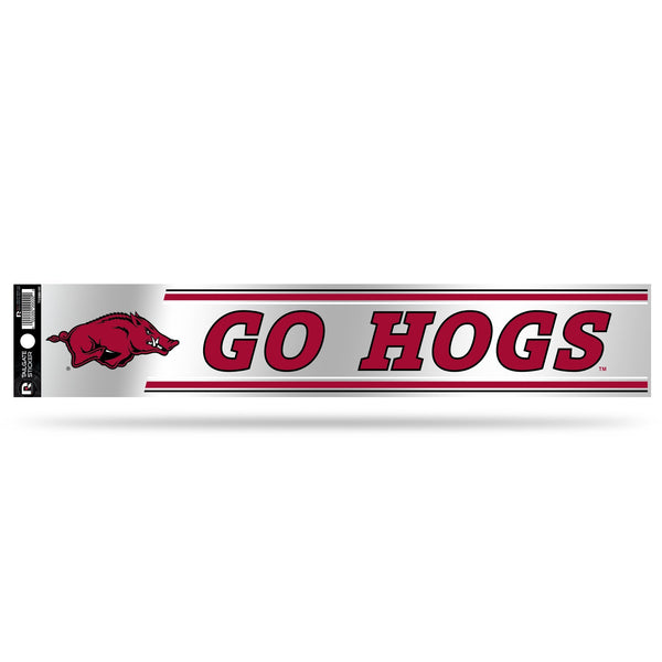 Wholesale NCAA Arkansas Razorbacks 3" x 17" Tailgate Sticker For Car/Truck/SUV By Rico Industries