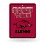 Wholesale NCAA Arkansas Razorbacks 8.5" x 11" Metal Alumni Parking Sign - Great for Man Cave, Bed Room, Office, Home Décor By Rico Industries