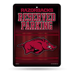 Wholesale NCAA Arkansas Razorbacks 8.5" x 11" Metal Parking Sign - Great for Man Cave, Bed Room, Office, Home Décor By Rico Industries