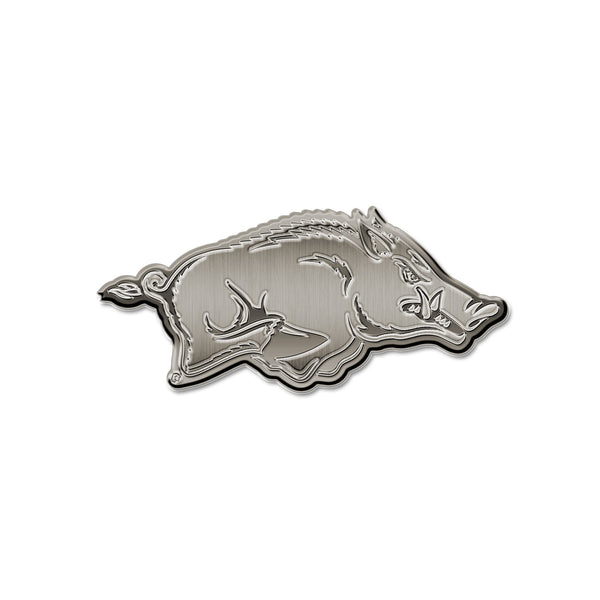 Wholesale NCAA Arkansas Razorbacks Antique Nickel Auto Emblem for Car/Truck/SUV By Rico Industries
