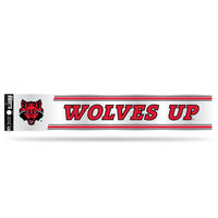 Wholesale NCAA Arkansas State Red Wolves 3" x 17" Tailgate Sticker For Car/Truck/SUV By Rico Industries