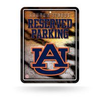 Wholesale NCAA Auburn Tigers 8.5" x 11" Metal Parking Sign - Great for Man Cave, Bed Room, Office, Home Décor By Rico Industries