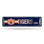 Wholesale NCAA Auburn Tigers Metal Street Sign 4" x 15" Home Décor - Bedroom - Office - Man Cave By Rico Industries