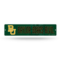 Wholesale NCAA Baylor Bears Plastic 4" x 16" Street Sign By Rico Industries