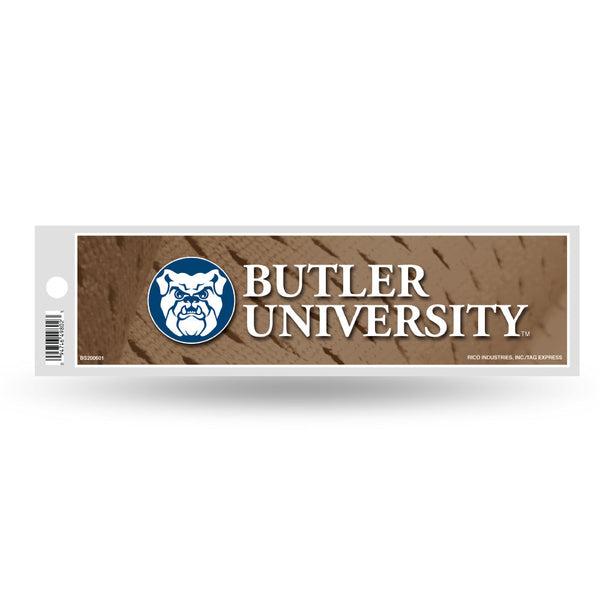 Wholesale NCAA Butler Bulldogs 3" x 12" Car/Truck/Jeep Bumper Sticker By Rico Industries