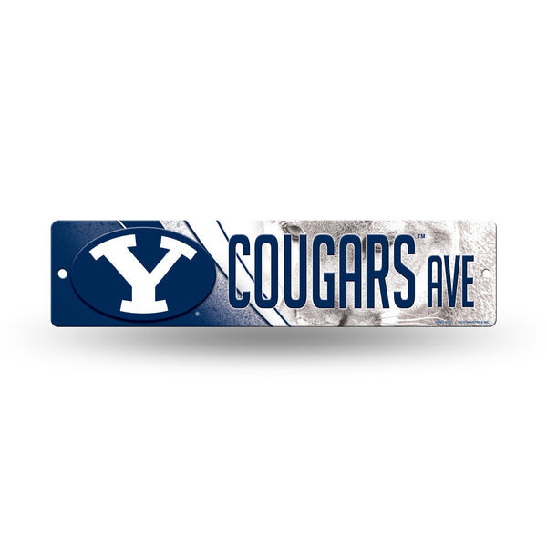Wholesale NCAA BYU Cougars Plastic 4" x 16" Street Sign By Rico Industries