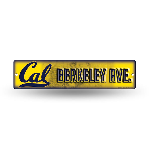 Wholesale NCAA Cal Berkeley Golden Bears Plastic 4" x 16" Street Sign By Rico Industries