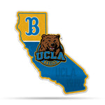 Wholesale NCAA California-Los Angeles Bruins Classic State Shape Cut Pennant - Home and Living Room Décor - Soft Felt EZ to Hang By Rico Industries