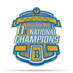 Wholesale NCAA California-Los Angeles Bruins Multi Time Championship Shape Cut Pennant - Home and Living Room Décor - Soft Felt EZ to Hang By Rico Industries
