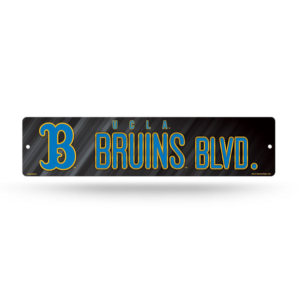 Wholesale NCAA California-Los Angeles Bruins Plastic 4" x 16" Street Sign By Rico Industries