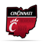 Wholesale NCAA Cincinnati Bearcats Classic State Shape Cut Pennant - Home and Living Room Décor - Soft Felt EZ to Hang By Rico Industries