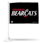 Wholesale NCAA Cincinnati Bearcats Double Sided Car Flag - 16" x 19" - Strong Pole that Hooks Onto Car/Truck/Automobile By Rico Industries