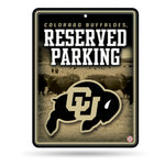 Wholesale NCAA Colorado Buffaloes 8.5" x 11" Metal Parking Sign - Great for Man Cave, Bed Room, Office, Home Décor By Rico Industries