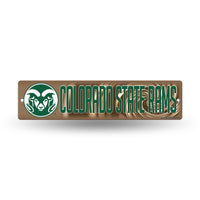 Wholesale NCAA Colorado State Rams Plastic 4" x 16" Street Sign By Rico Industries