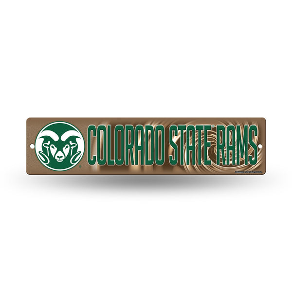 Wholesale NCAA Colorado State Rams Plastic 4" x 16" Street Sign By Rico Industries