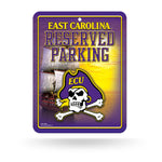 Wholesale NCAA East Carolina Pirates 8.5" x 11" Metal Parking Sign - Great for Man Cave, Bed Room, Office, Home Décor By Rico Industries