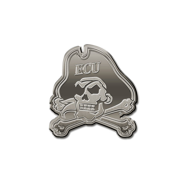 Wholesale NCAA East Carolina Pirates Antique Nickel Auto Emblem for Car/Truck/SUV By Rico Industries