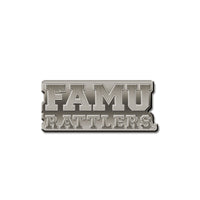 Wholesale NCAA Florida A&M Rattlers Antique Nickel Auto Emblem for Car/Truck/SUV By Rico Industries