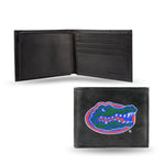 Wholesale NCAA Florida Gators Embroidered Genuine Leather Billfold Wallet 3.25" x 4.25" - Slim By Rico Industries