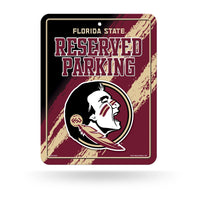 Wholesale NCAA Florida State Seminoles 8.5" x 11" Metal Parking Sign - Great for Man Cave, Bed Room, Office, Home Décor By Rico Industries