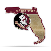 Wholesale NCAA Florida State Seminoles Classic State Shape Cut Pennant - Home and Living Room Décor - Soft Felt EZ to Hang By Rico Industries