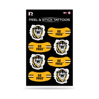 Wholesale NCAA Fort Hays State Tigers Peel & Stick Temporary Tattoos - Eye Black - Game Day Approved! By Rico Industries