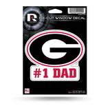 Wholesale NCAA Georgia Bulldogs 5" x 7" Vinyl Die-Cut Decal - Car/Truck/Home Accessory By Rico Industries