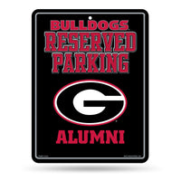 Wholesale NCAA Georgia Bulldogs 8.5" x 11" Metal Alumni Parking Sign - Great for Man Cave, Bed Room, Office, Home Décor By Rico Industries