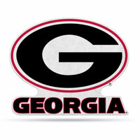 Wholesale NCAA Georgia Bulldogs Classic Team Logo Shape Cut Pennant - Home and Living Room Décor - Soft Felt EZ to Hang By Rico Industries