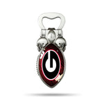 Wholesale NCAA Georgia Bulldogs Magnetic Bottle Opener, Stainless Steel, Strong Magnet to Display on Fridge By Rico Industries