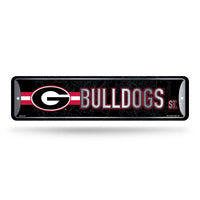 Wholesale NCAA Georgia Bulldogs Metal Street Sign 4" x 15" Home Décor - Bedroom - Office - Man Cave By Rico Industries