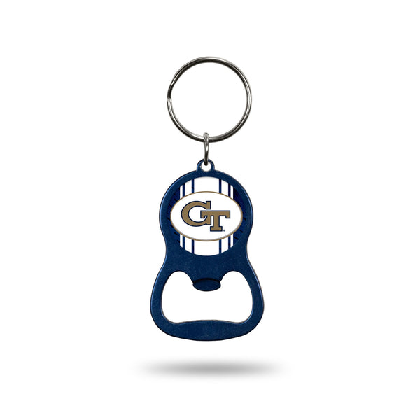 Wholesale NCAA Georgia Tech Yellow Jackets Metal Keychain - Beverage Bottle Opener With Key Ring - Pocket Size By Rico Industries
