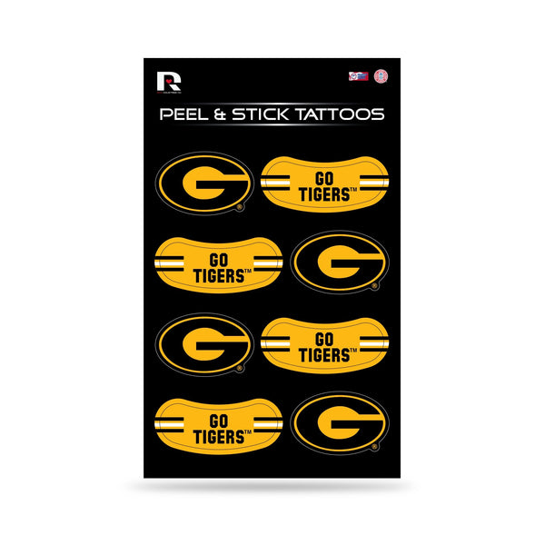 Wholesale NCAA Grambling State Tigers Peel & Stick Temporary Tattoos - Eye Black - Game Day Approved! By Rico Industries